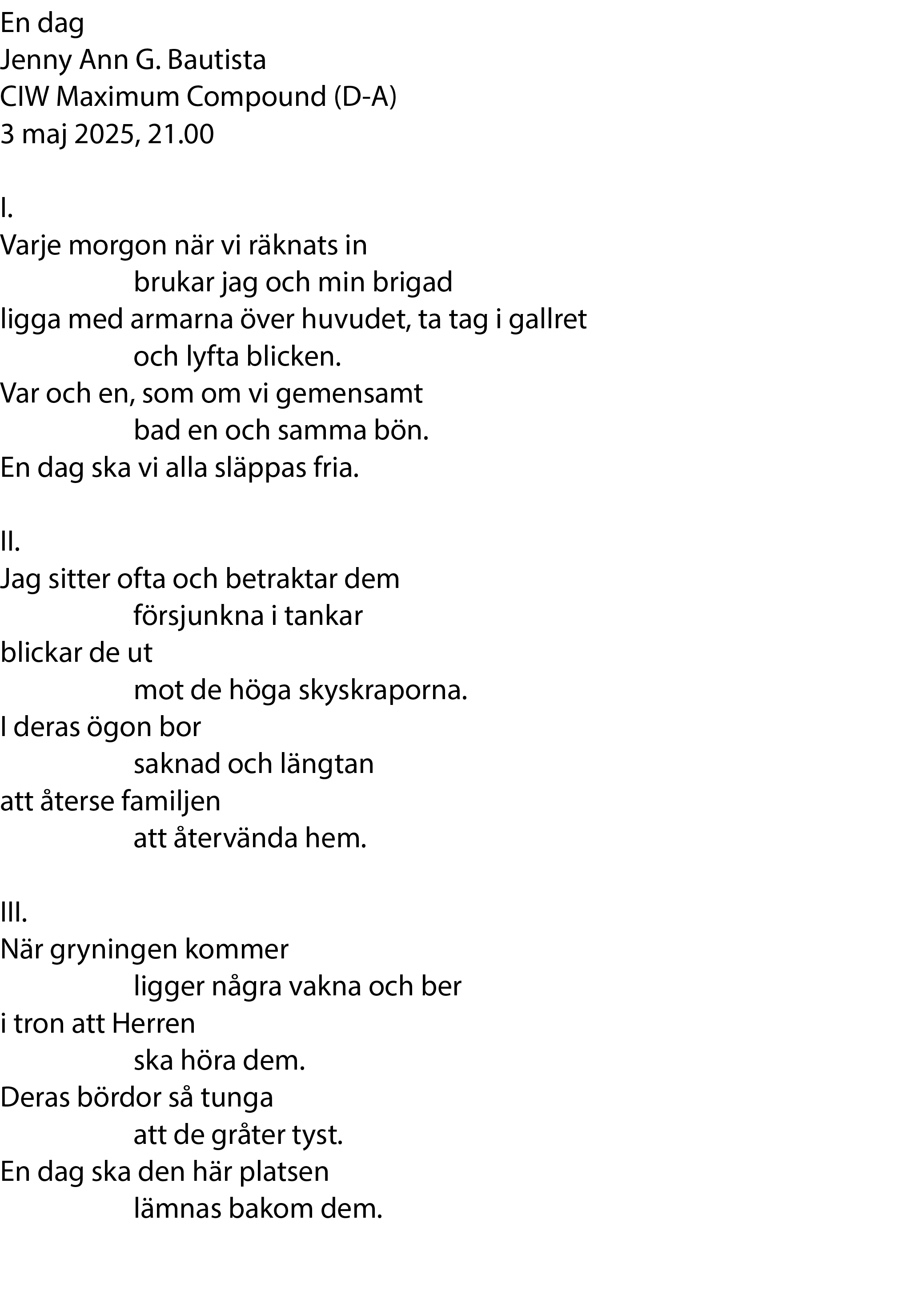 En dag
