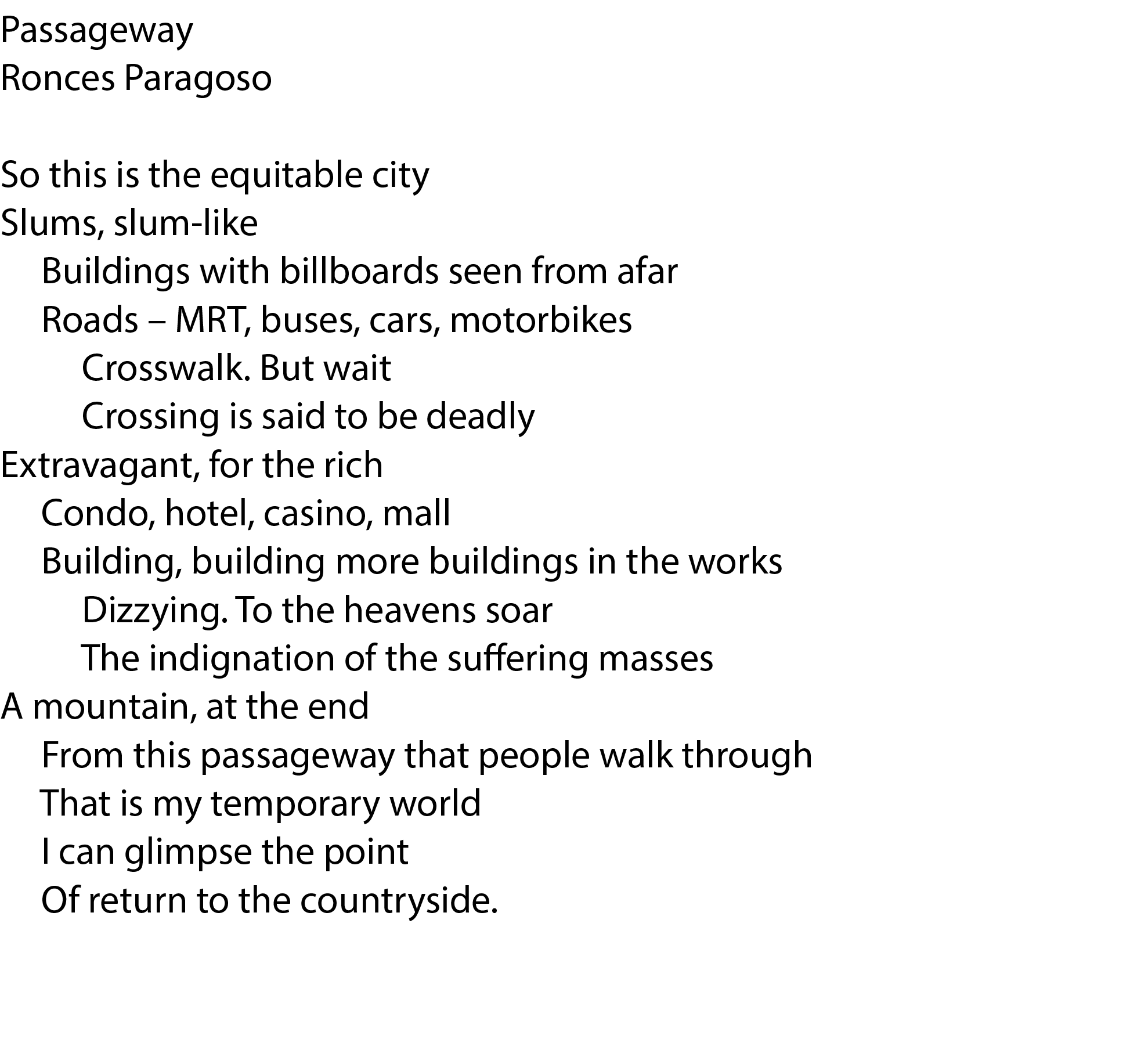 Passageway